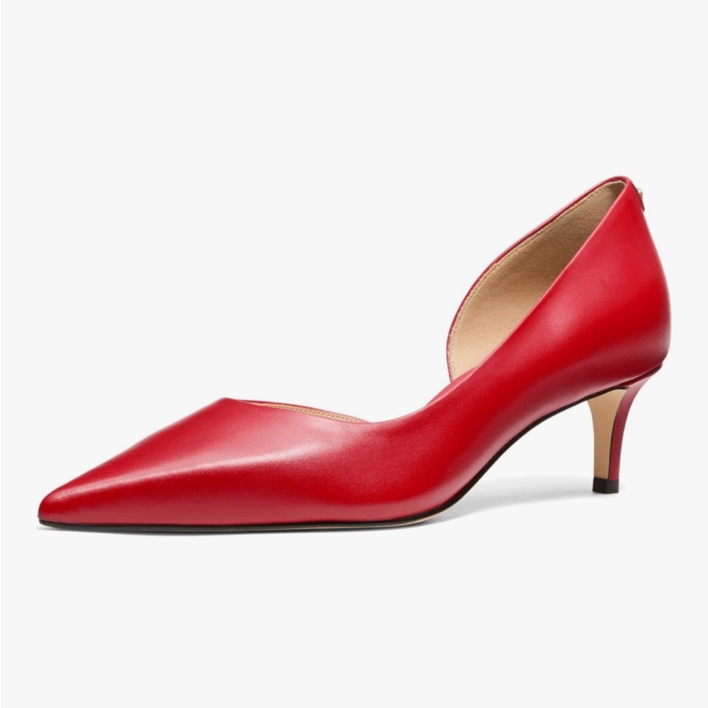 Elegant Red Women's Pumps